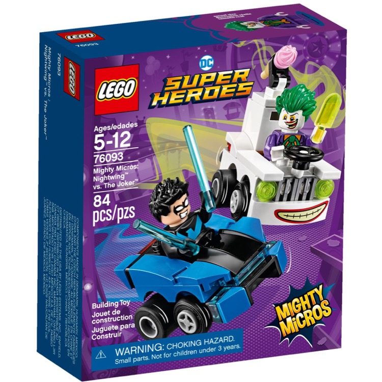 LEGO<sup>&reg;</sup> Super Heroes Sets: DC Comics 76093 Mighty Micros: Nightwing vs. The Joker NEW (SOLD OUT)